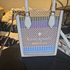 kate spade Multicolor Woven Tote Bag